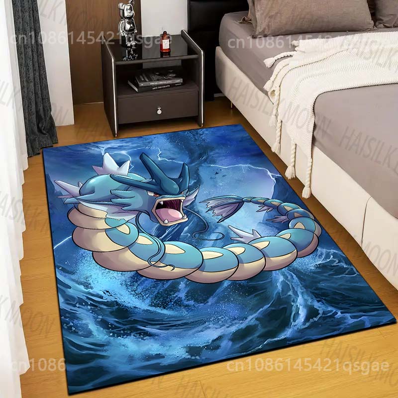 

1PC Pokémon Gyarados Print Rug Carpet for Living Room Children Bedroom Mat Sofa Doormat Floor Rug Home Decor Anti Slip Mat Gfits 80x140cm (31x55in)