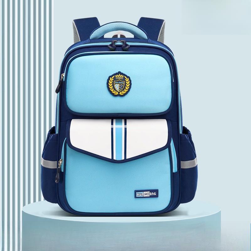 Backpack for Primary School Students In Grades 1 To 6 To Relieve Stress and Protect The Spine, Children's Color-blocked Backpacks