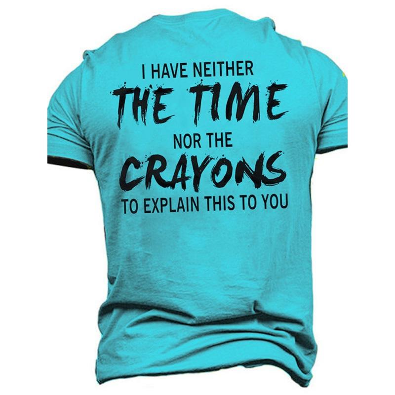 Summer Men's Short Sleeved 3D Digital Printed T-shirt with Street Trendy Patterns