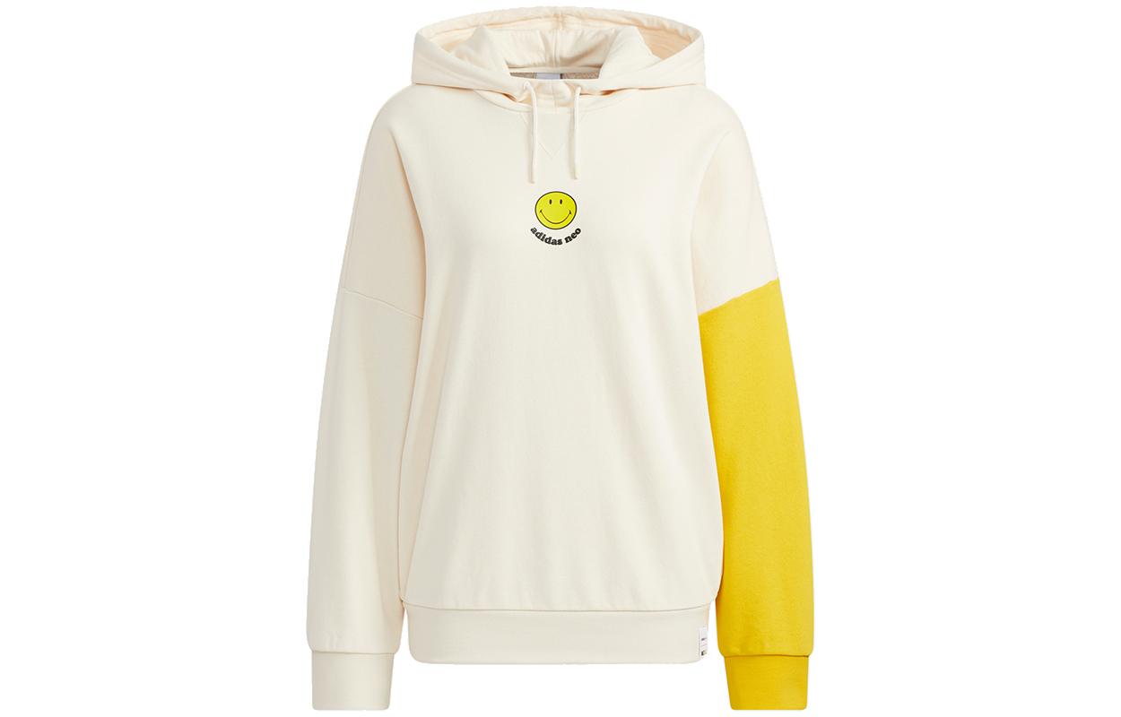 Adidas Neo x SMILEY Sweatshirt Women s Light Yellow HE7952 L