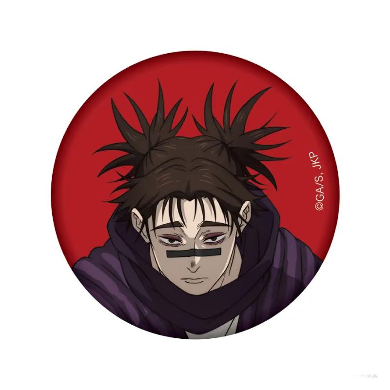 Anime Jujutsu Kaisen Gojo Satoru Tinplate Brooch Pins, Figure Icon Badge, Handmade Brooches, Breastpin for Backpack Clothes