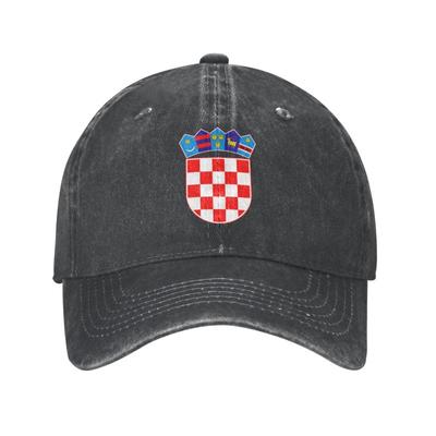 Casquette de Baseball classique en coton pour femmes, blason de croatie, unisexe, personnalisé, réglable, chapeau de papa pour adulte, Hip Hop