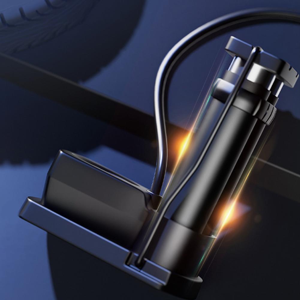 Foot Pedal Portable Pump with Gauge Foot-Activated Floor Pump High Car Basketball Inflator for Electric Car Motorbike