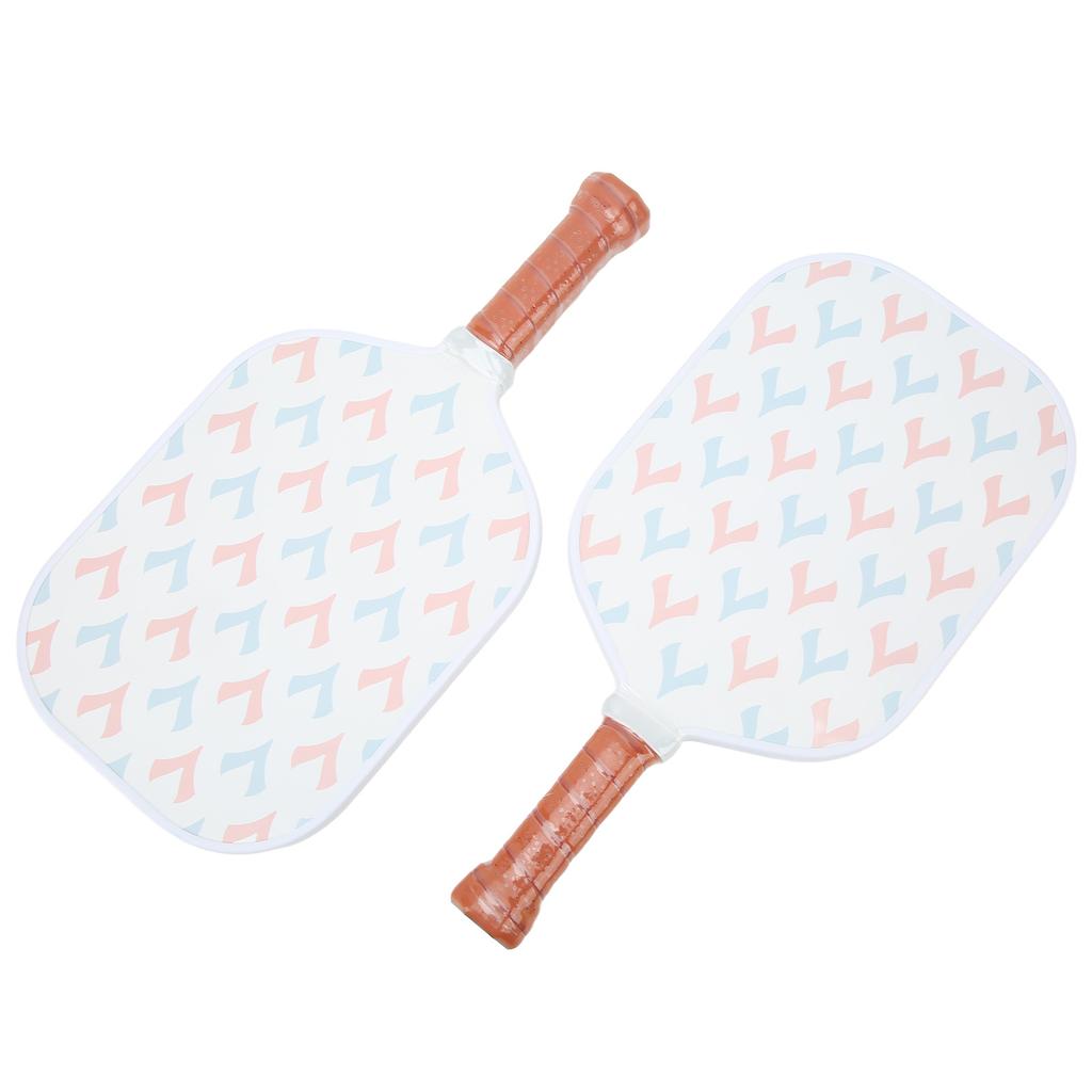 Carbon Fiber Pickleball Paddles Set of 2 Rackets and 4 Balls for Outdoor Sandbeach Sports
