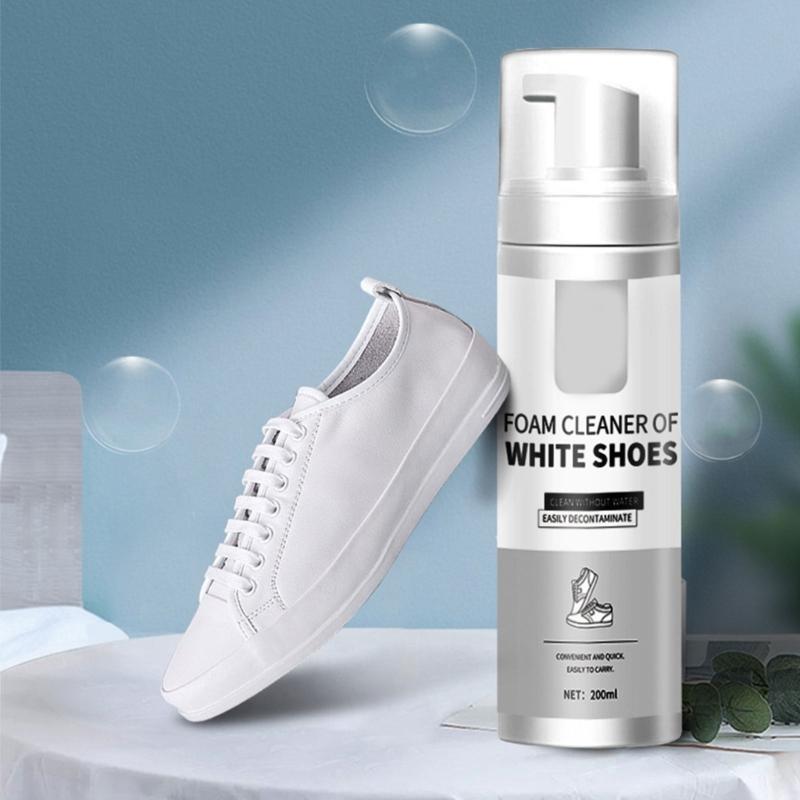 White Shoe Cleaner Sneaker Whiten Cleaning Stain Dirt Remove Yellow Foam Cleaner