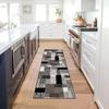 1Pcs Anti Fatigue Kitchen Rugs, Stripes Print Waterproof Non-Slip Thick Cushioned Kitchen Mat Heavy Duty Comfort Standing Mat for Kitchen