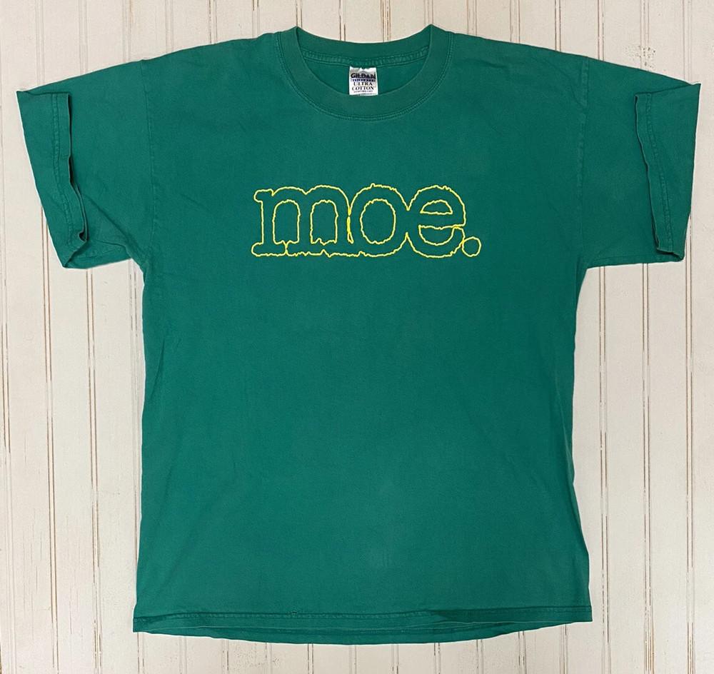 MOE. Band Classic Logo Yellow Green Cotton T Shirt  Unisex T-Shirt S