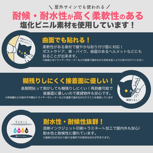 Biijo Animal Please Go First Car Sticker Waterproof/Heat Resistant Sticker
