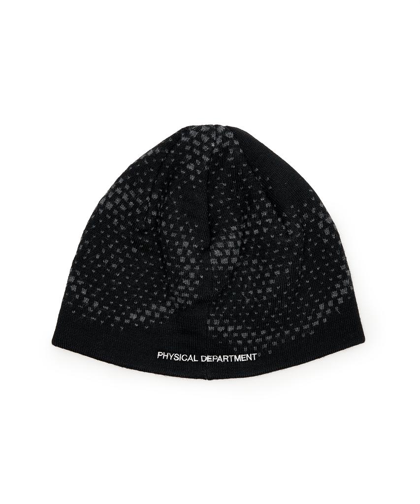 Beoteopeullaiseupocheuweeo Acrylic Pattern Beanie Black