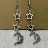 Sweet Cool Dangle Earrings Simple Hollow Star Pendant Drop Earrings Statement Jewelry Fashion Small Hoop Earrings