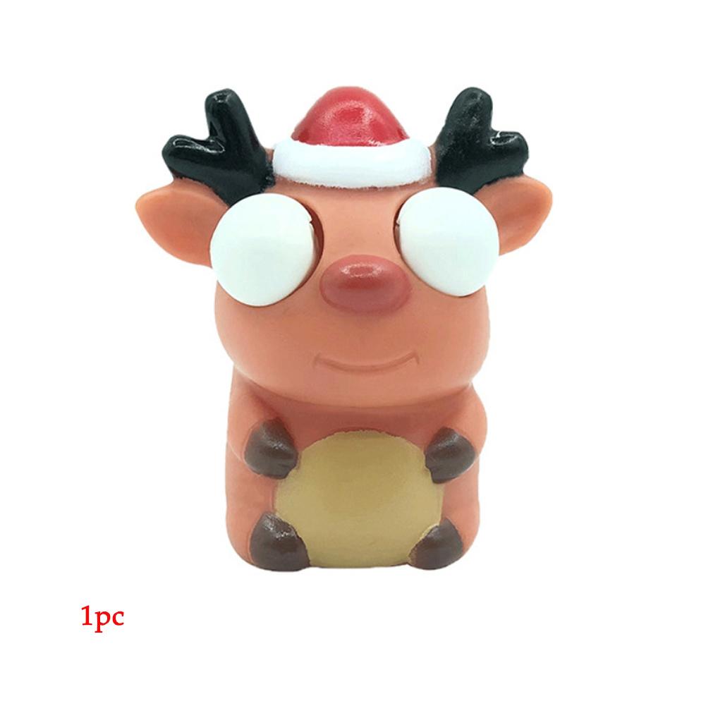 40 Pezzi Squishy Natale - Animaletti Pupazzi Di Neve E Babbo Natale - Regalo Calza E Decorazioni