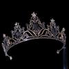 Baroque Crystal Tiaras and Crowns for Women Rhinestone Prom Diadem Headband Bridal Wedding Hair Accessories Jewelry Crown Tiara