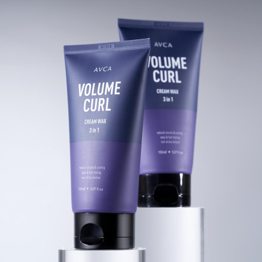 Avca 3 In 1 Volume   Curl Cream Wax 150ml