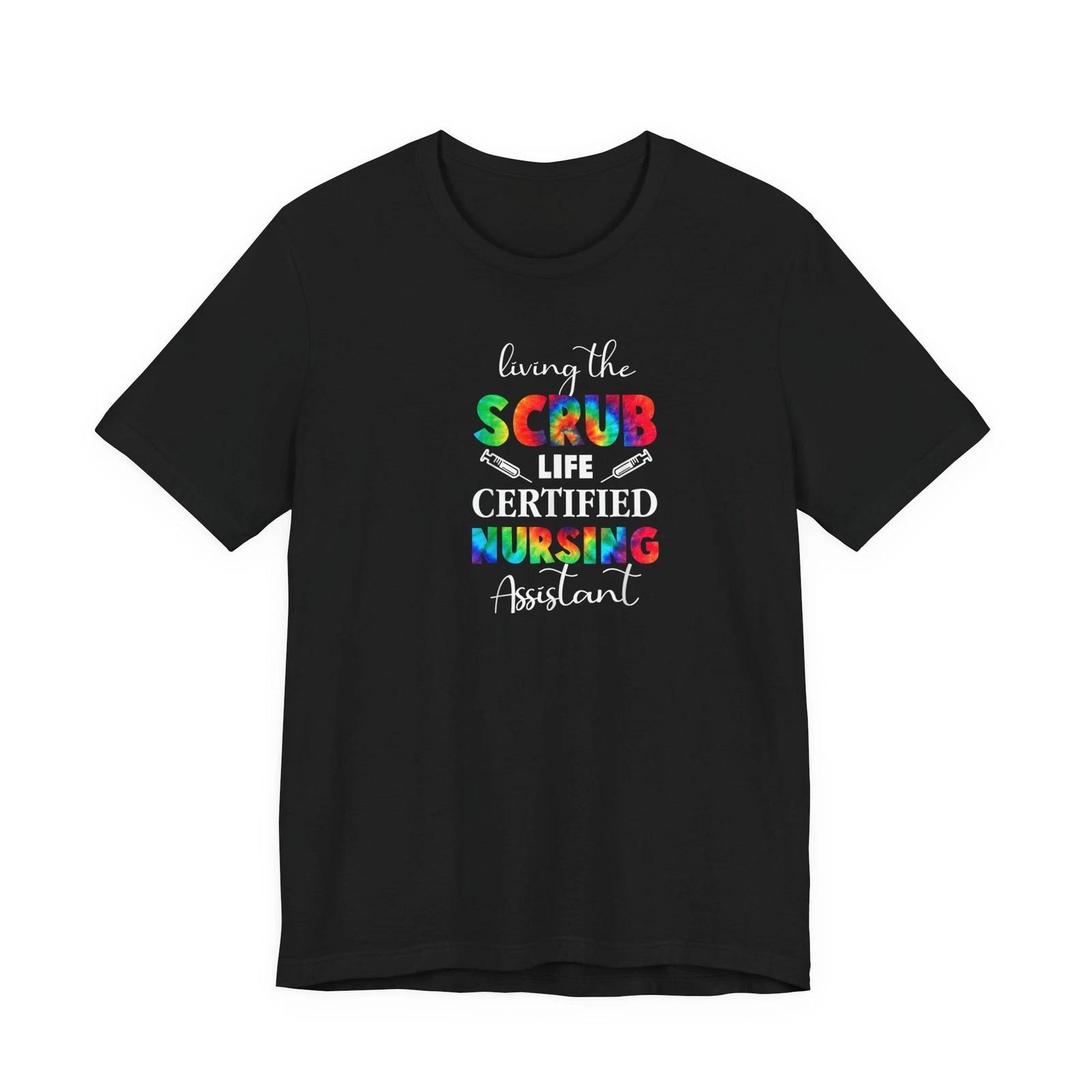 Medical Humor Nurse Tee, Unisex Scrub Life T-Shirt, Nursing Assistant Gift L