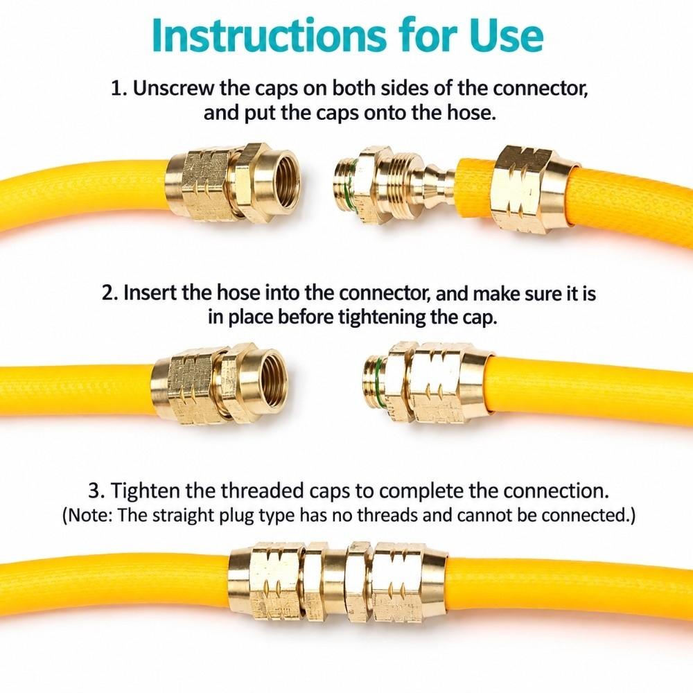 High Pressure Quick Coupling Connector Copper Copper Hose Connector for Dosing Hose Connection