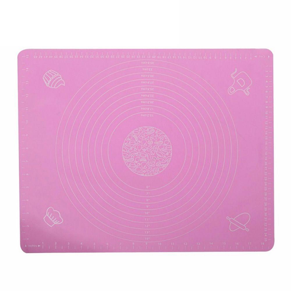 Silicone Kitchen Flour Rolling Pastry Rolling Mat Baking Mat Kneading Dough Pad Bakeware Liners