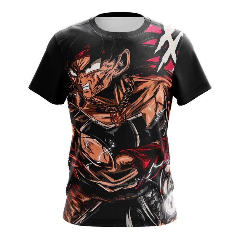 2026 Summer Oversized Dragon Ball Bardock Cosplay T-Shirt, Bardock 3D Print Breathable