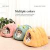 Comfortable Warm Soft Cat Cave Bed Portable Deep Sleep Dog Bed Cozy Pet Supplies Small Pet Bed Winter