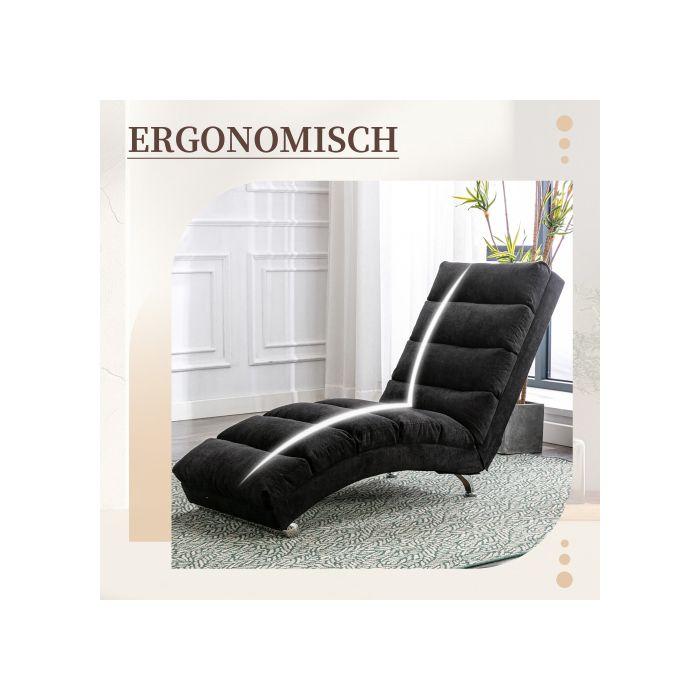 Sacklein Vnitřní masážní křeslo s dálkovým ovládáním, Ergonomické elektrické masážní křeslo s 5 režimy (Noir)