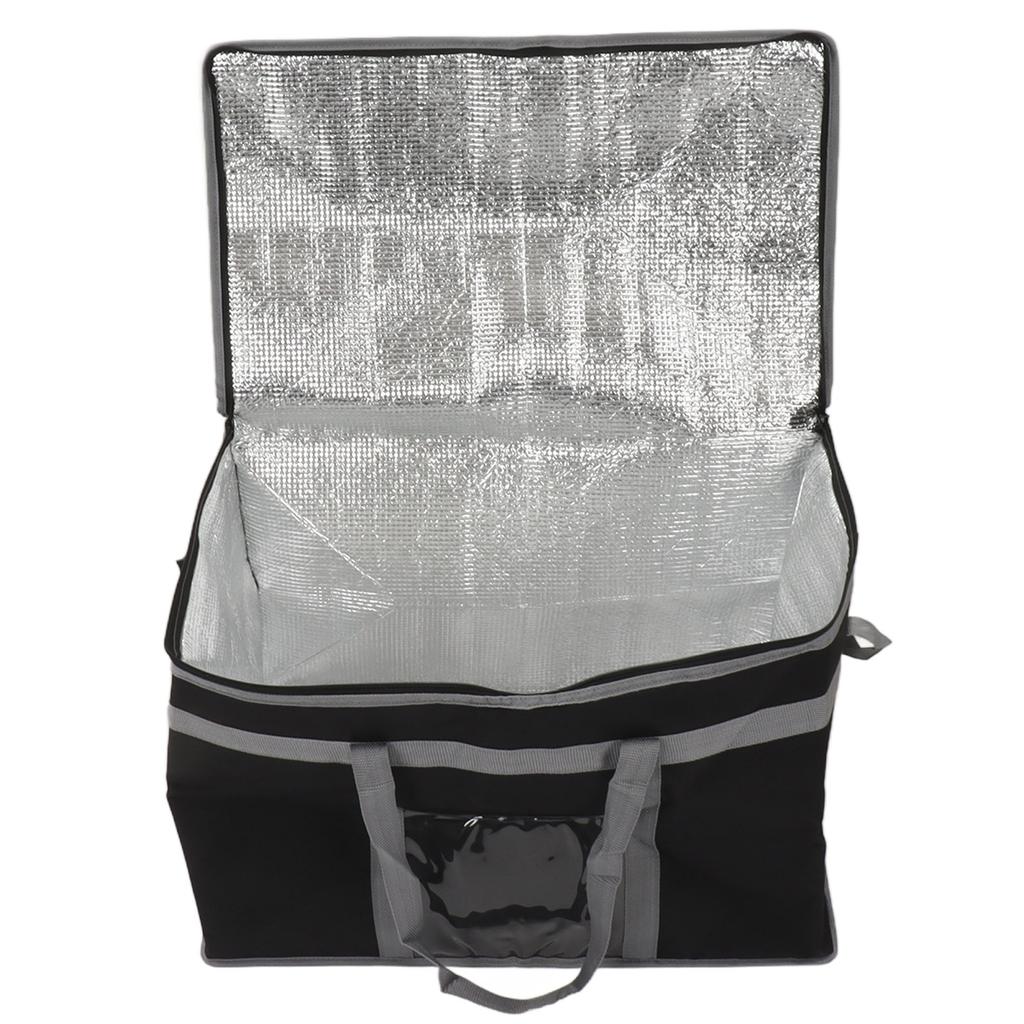 Izolovaná taška 38L Velká kapacita Opakovaně použitelná chladicí taška Taška na oběd se 2 uchy na jídlo