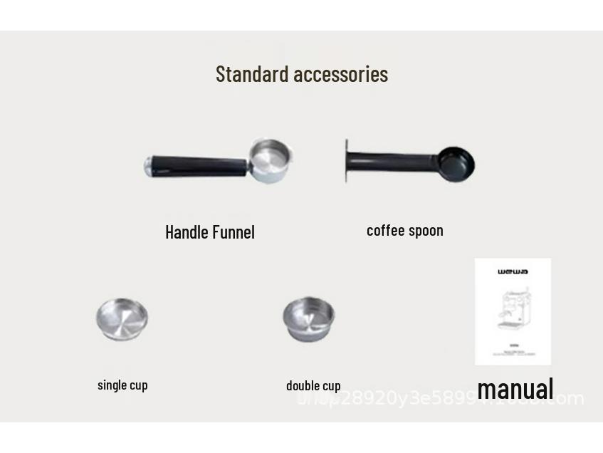 Italian Home Espresso Maker with High-Pressure Pump for DIY Coffee and Milk Frothing