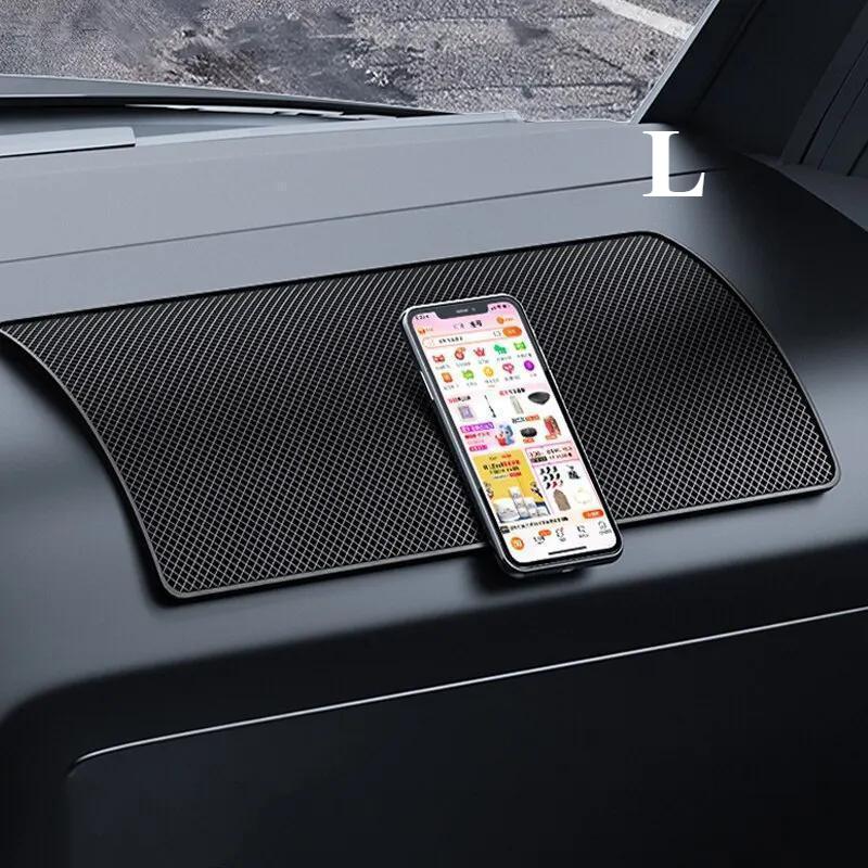 Heat-Resistant 1pcs Car Dashboard Non-Slip Mat Sticky Pad for Phone & Fashion Glasses Holder Fit for Cars/Trucks/SUV Easy Clean Car Interior Organizer