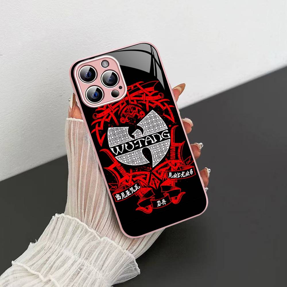 W-wu T-tang Clan Hip-hop Music Group For IPhone 14 13 12 Mini 11 Pro XS Max X XR 14 Plus Tempered Glass Cover