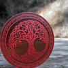 60.96 Cm Wooden Viking Shield Warrior Shield Ancient War Round Shield Best Gift