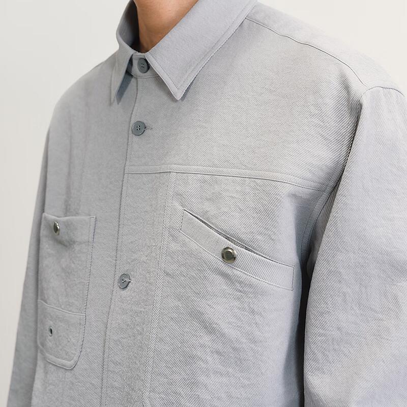 CROQUIS Men's 2025 Spring H-Shape Lapel Loose Jacket