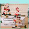 Charming Wooden Christmas Gnome And Snowman Decoration With Festive English Lettering