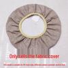 Housse de coussin de chaise ronde en tissu respirant