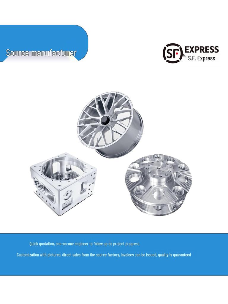 Five-Axis CNC Machined Aluminum & Copper Parts Prototyping