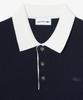 LACOSTE Men'S Rib Collar Spun Yarn Short Sleeve Sweater Polo Shirt Ph943E-56G 166
