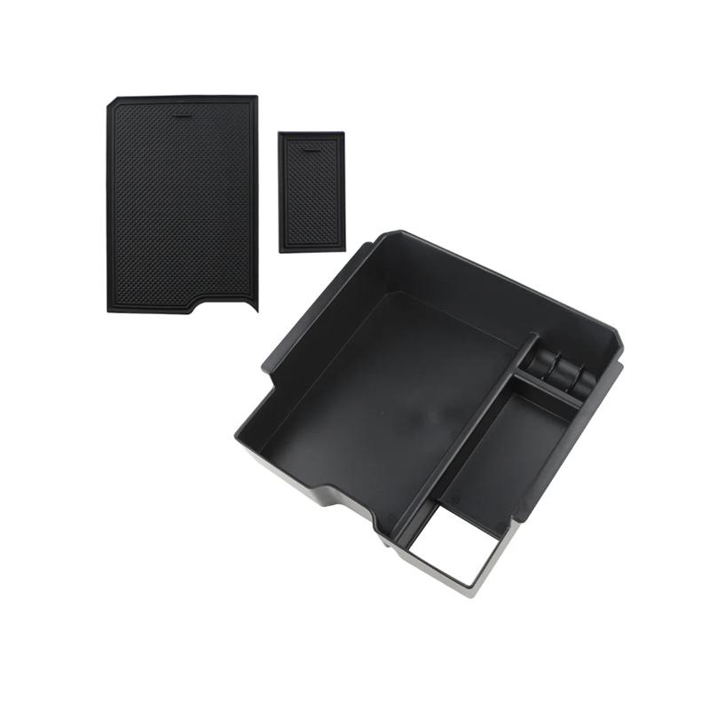 ABS Armrest Storage Box For Ford Ranger Everest 2023 2024 2025 Organiser Centre Console Tray Car Accessories
