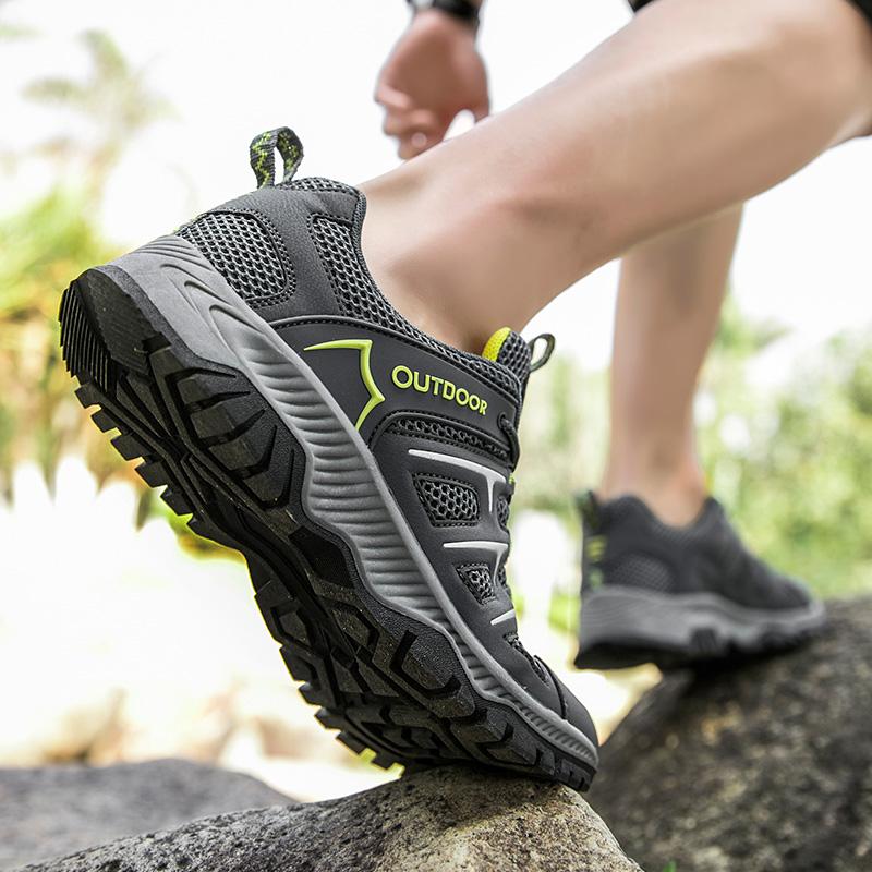 Men Sneakers Unisex Breathable Waterproof Trekking Shoes Man Tactical Sport Non-Slip Mens Womens Sneakers Camping Hiking Shoes