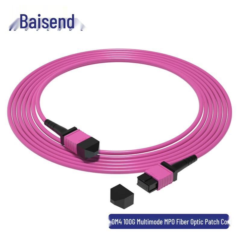 

MPO-MPO OM4 Multimode 8-Core Fiber Optic Patch Cable
