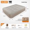 Inflatable Raised Air Mattress for Camping - Single/Double Portable Electric Flocking