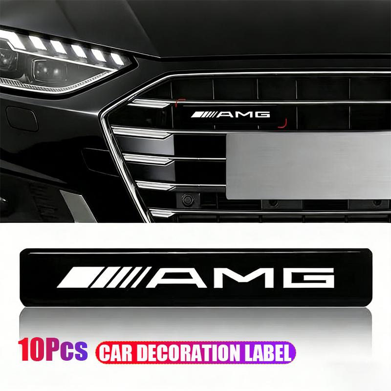 AMG 3D Epoxy Emblem Car Interior Stickers Decoration For Mercedes Benz AMG A B C E G CLA GLA W211 W212 W214 W205 W203 W204W206 PG1