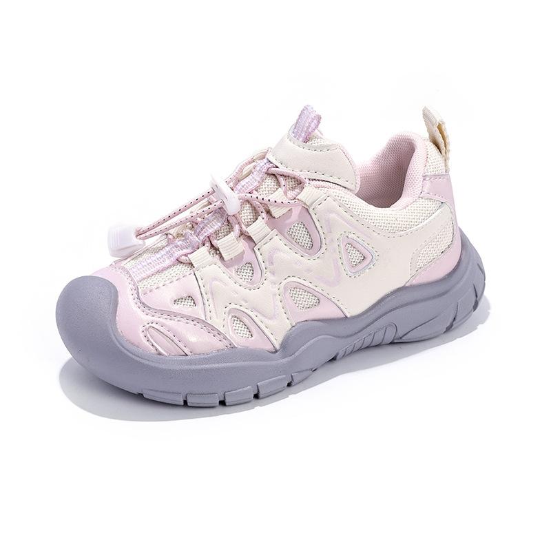 Children's Anti-Collision Sports Shoes, New Fall Model, Boys' Slip-On Color-Block Casual Shoes, Girls' Running Shoes