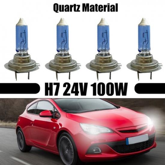 Brand New H7 Headlight Halogen Lamp Bulb 100W All Blue Automobile
