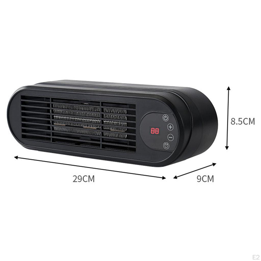 Bathroom Space Heater PTC Fast Heating Portable for Dorm Home Bedroom