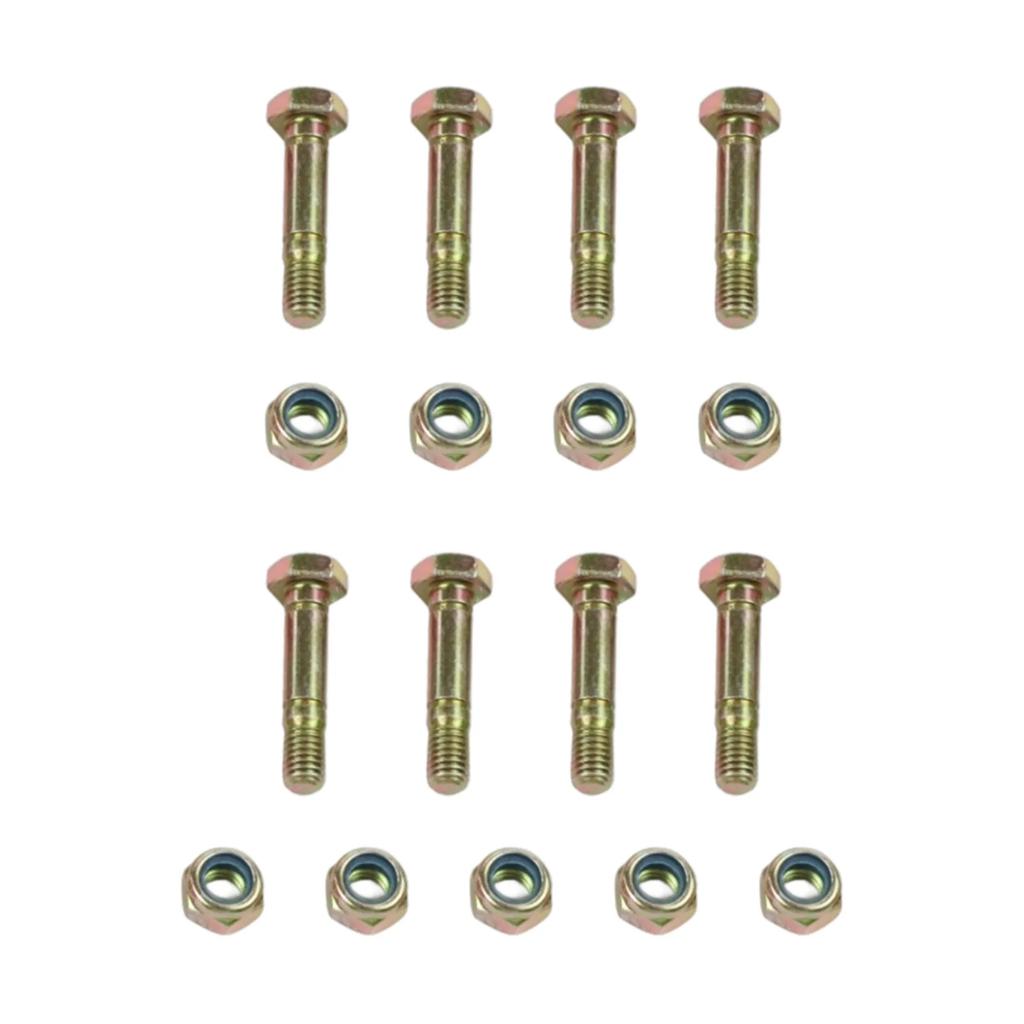 Shear Bolt Pin Kit of 8 Pieces with Nuts Designed for Use In Heavy Duty Applications Works with ST524 ST624 ST724 Models