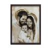 Rodzina Boża - Uśmiech Jezusa Rodzina Boża - Uśmiech Jezusa, 50X70 Cm, Rama Drewniana Ciemny Brąz, Papier Matowy 230 Gsm