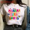 Unisex Y2k 90s Unisexana Sera Bonito Bichota Karol G T Shirt Women Short Sleeve Woman Graphic T Shirts O Neck Tee Trendy Clothing