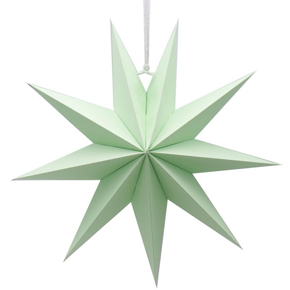 Props Xmas Tree Decoration Party Supplies Paper Star Lantern Christmas Decoration Hanging Ornaments