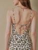 Painbei Tie Back Monokini, Floral Green