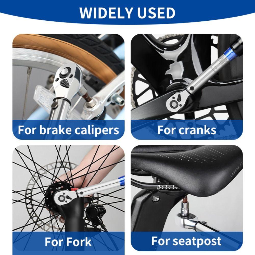 1/4 Inch Bicycle Automotive Tool 2-24N.m Ratchet Torque Wrench Set  Cycling Accessories
