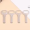 10Pcs Key Embryo Middle Slot Small Square Computer Punching DMS Key Blank Fingerprint Lock Password Lock Blank