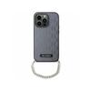 Karl Lagerfeld Saffiano Monogram Chain - Etui Iphone 14 (Srebrny)