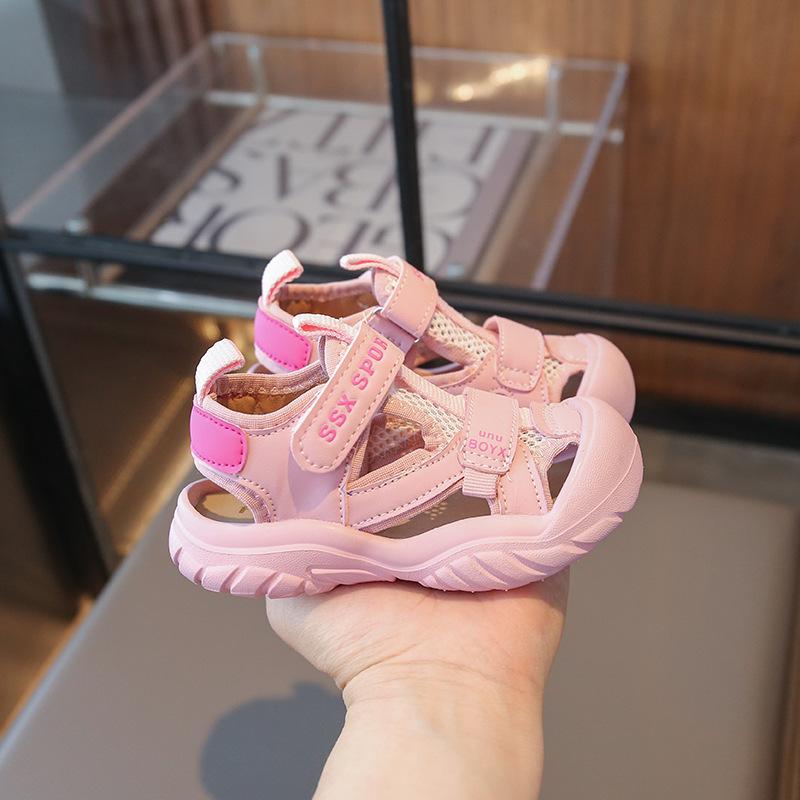 2025 new girl sandals soft soled girls beach shoe fashion boy sandals anti slip boy shoe breathable kids shoes sandalias de ñiña